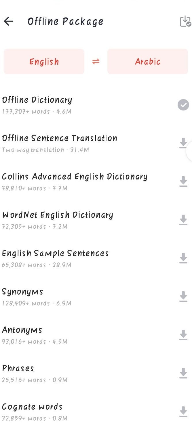 U-Dictionary Offline Dictionary